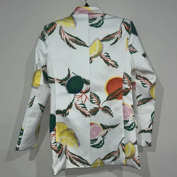 EUC! | Aveloria fruit print blazer | sz Small - Picture 6 of 7